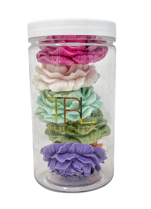 Blooming Florals Vivid Bouquets Soap Jar - Grande