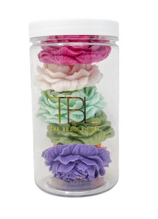 Blooming Florals Vivid Bouquets Soap Jar - Grande