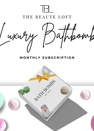 The Beaute Loft Luxury Bath Bomb Monthly Subscription