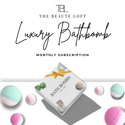 The Beaute Loft Luxury Bath Bomb Monthly Subscription