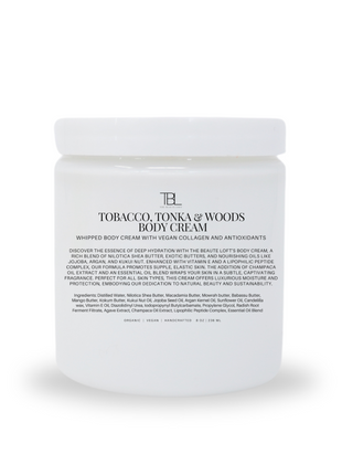 Tobacco, Tonka & Woods Body Cream