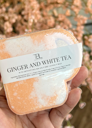 Golden Ginger and White Tea Bath Bomb